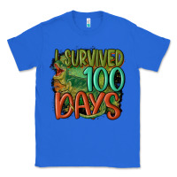 True Royal i survived 100 days Classic Tee - MaliasSmallBusiness