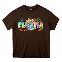 Chocolate Brown Easter Day mama Heavy Core Tee - Neo Western