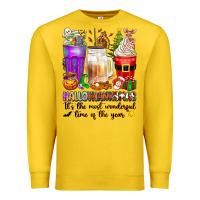 Lemon Hallothanksmas coffee cups Premium Sweatshirt - texasbilliewilder