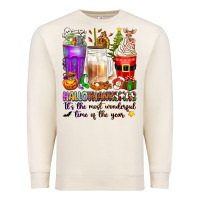 Sandshell Hallothanksmas coffee cups Premium Sweatshirt - texasbilliewilder