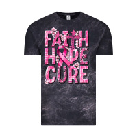 Cloud Black faith hope cure cancer Vintage Tee - NancyCooperArtShop