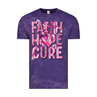 Cloud Purple faith hope cure cancer Vintage Tee - NancyCooperArtShop