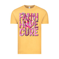 Vintage Mustard faith hope cure cancer Vintage Tee - NancyCooperArtShop