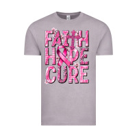 Vintage Zinc faith hope cure cancer Vintage Tee - NancyCooperArtShop