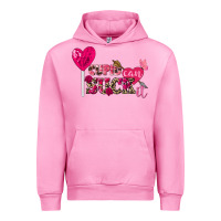 Fuchsia Pink Cupid can suck it Valentine's Day Urban Hoodie - FaDigitalArtStudio
