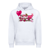 White Cupid can suck it Valentine's Day Urban Hoodie - FaDigitalArtStudio