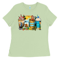 Matcha louisiana coffee cups Ladies Tee - Zillion Design Studio