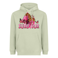 Matcha Breast Cancer survivor afro nails Heavyweight Hoodie - NancyCooperArtShop