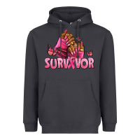 Smoke Breast Cancer survivor afro nails Heavyweight Hoodie - NancyCooperArtShop