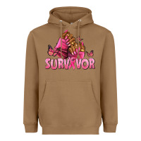 Toasted Coconut Breast Cancer survivor afro nails Heavyweight Hoodie - NancyCooperArtShop