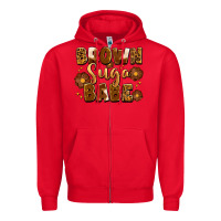 Red brown suga babe Zipper Hoodie - Artiststas