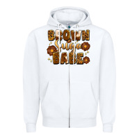 White brown suga babe Zipper Hoodie - Artiststas