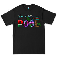 Black life is better İn the pool Premium Tee - CowhideDigitalArt