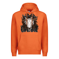 Carrot Simmer down Cowboy Premium Hoodie - HowdyJamesFarm