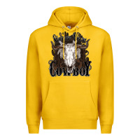 Lemon Simmer down Cowboy Premium Hoodie - HowdyJamesFarm