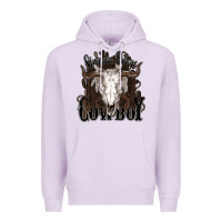 Lilac Simmer down Cowboy Premium Hoodie - HowdyJamesFarm