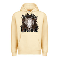 Pina Colada Simmer down Cowboy Premium Hoodie - HowdyJamesFarm