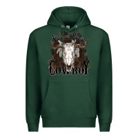 Sports Green Simmer down Cowboy Premium Hoodie - HowdyJamesFarm