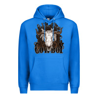 True Royal Simmer down Cowboy Premium Hoodie - HowdyJamesFarm