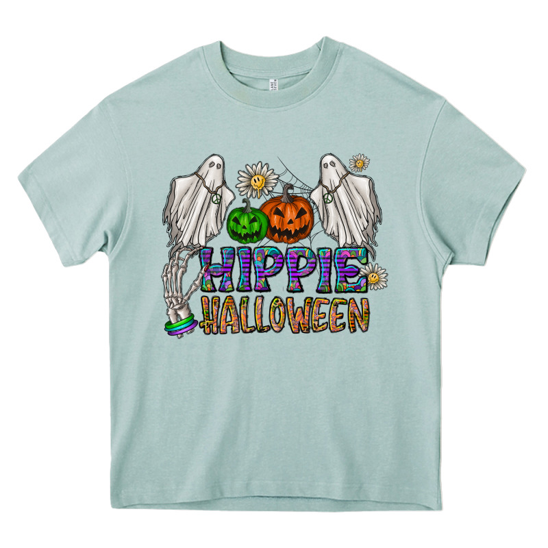 Hippie Halloween Heavy Core Tee by CowhideDigitalArt | Teevron