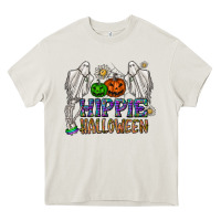 Cream hippie halloween Heavy Core Tee - CowhideDigitalArt