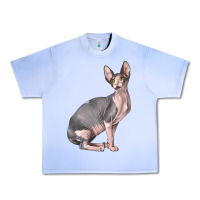 Grape Ice Sphynx Cat Urban Heavy Tee - LillyAllenDesigns