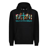 Black faith can move mountains Premium Hoodie - JahusDesignShop
