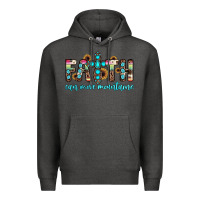 Charcoal Heather faith can move mountains Premium Hoodie - JahusDesignShop