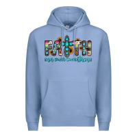 Colony Blue faith can move mountains Premium Hoodie - JahusDesignShop