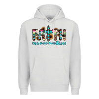 Dove Grey faith can move mountains Premium Hoodie - JahusDesignShop