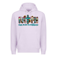 Lilac faith can move mountains Premium Hoodie - JahusDesignShop