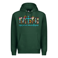 Sports Green faith can move mountains Premium Hoodie - JahusDesignShop