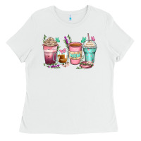 White mom coffee cups Ladies Tee - Zillion Design Studio