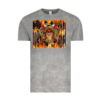 Firefighter Skull Vintage Tee | Teevron