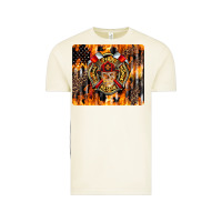 Vintage Arctic Firefighter Skull Vintage Tee - LillyAllenDesigns
