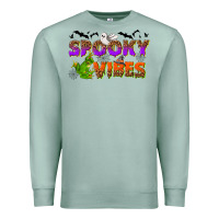 Seafoam Spooky vibes Premium Sweatshirt - NancyCooperArtShop