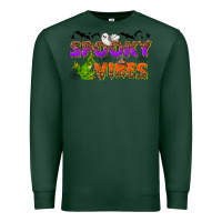 Sports Green Spooky vibes Premium Sweatshirt - NancyCooperArtShop