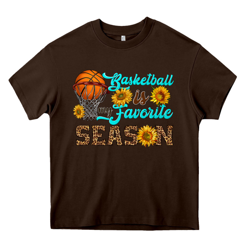 Basketball Is My Favorite Season Heavy Core Tee by HRA Design Shop | Teevron