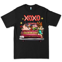 Valentine's Day Truck Farm Animals Cupid Xoxo Premium Tee | Teevron