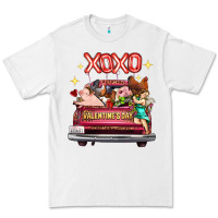 White valentine's day truck farm animals cupid xoxo Premium Tee - FaDigitalArtStudio