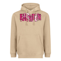 Mushroom Fighter Breast Cancer Heavyweight Hoodie - NancyCooperArtShop