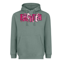 Sage Fighter Breast Cancer Heavyweight Hoodie - NancyCooperArtShop