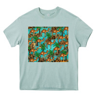 Arona camel leopard Heavy Core Tee - BarkalooDesign