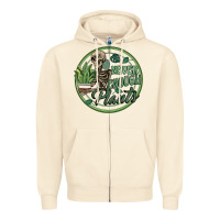 Sandshell never enough plants Zipper Hoodie - Artiststas