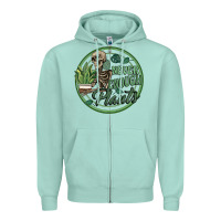 Seafoam never enough plants Zipper Hoodie - Artiststas