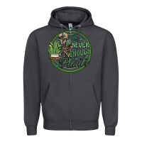 Smoke never enough plants Zipper Hoodie - Artiststas