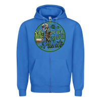 True Royal never enough plants Zipper Hoodie - Artiststas