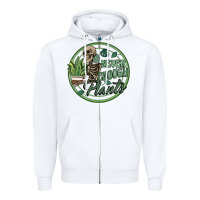 White never enough plants Zipper Hoodie - Artiststas