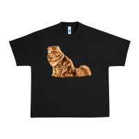 Black Persian Cat Urban Heavy Tee - LillyAllenDesigns