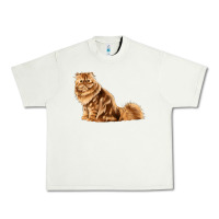 Pistachio Persian Cat Urban Heavy Tee - LillyAllenDesigns